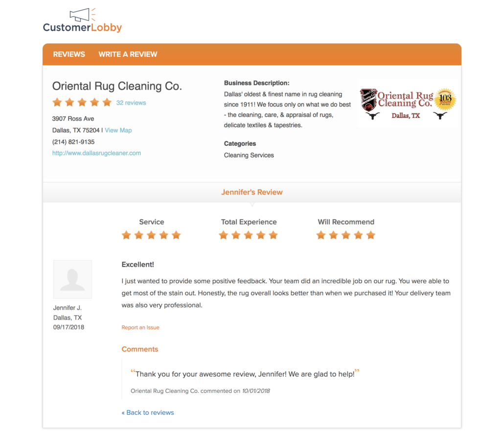 Five Star Customer Reviews